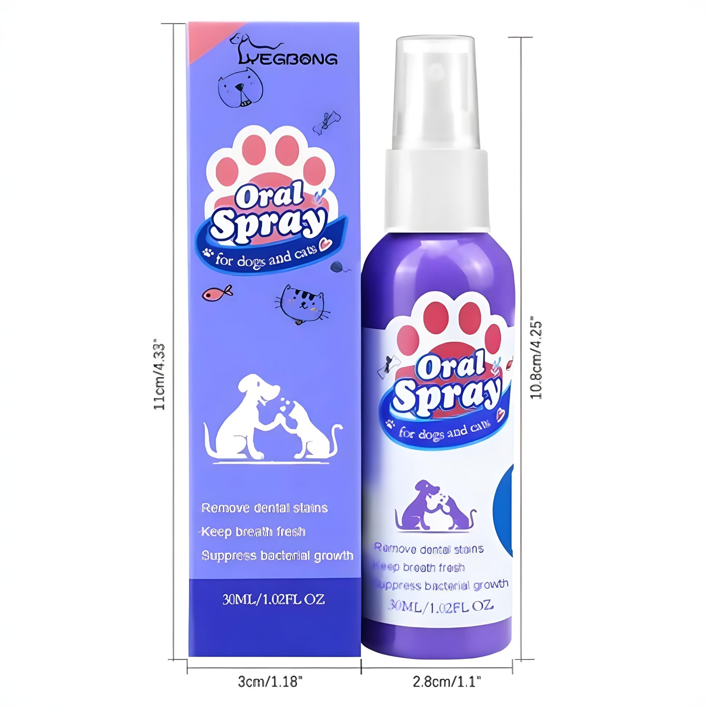 Forfriskende spray til dyreånde