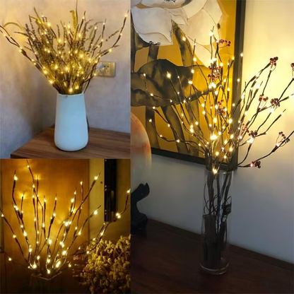Magiske LED-pilgrene “BranchGlow” – batteridrevne kvistlamper