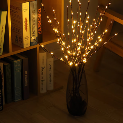 Magiske LED-pilgrene “BranchGlow” – batteridrevne kvistlamper